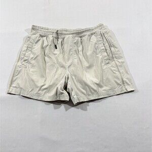 Lululemon Shorts White Pace Breaker Lined 5” Performance Gym Running Hemmed XL